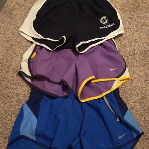 athletic shorts.